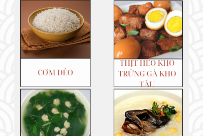 THỰC ĐƠN TUẦN 8