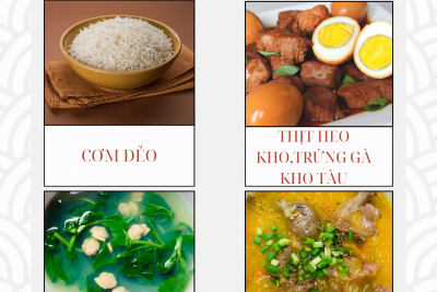 THỰC ĐƠN TUẦN 24