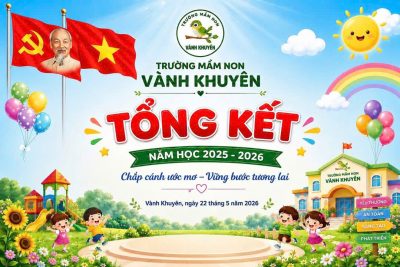 Năm học 2025 – 2026 đã kết thúc chúc các con có 1 kỳ nghỉ hè thật vui vẻ và lành mạnh an toàn nhé